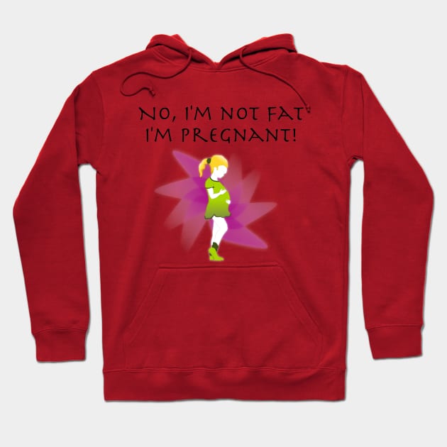 No I'm not fat, I'm Pregnant! 2 Hoodie by Humoratologist